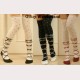 Sweet Lolita Style Ballet Shoes Print Over Knee Socks Otks